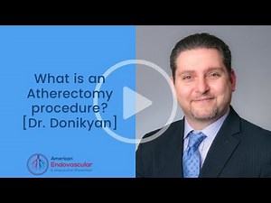 What is an atherectomy procedure?