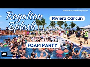 Epic Foam Party at Royalton Splash Riviera Cancun | Ultimate Poolside Fun!