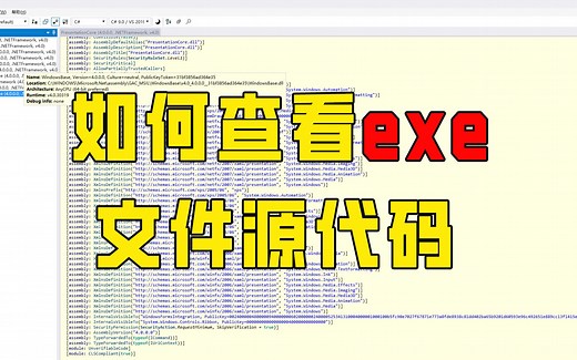 如何查看exe文件源代码，并且编辑修改