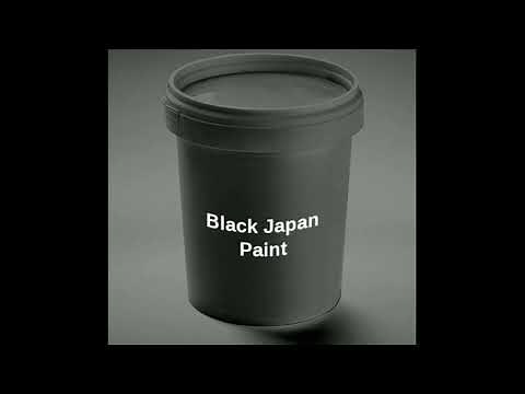 How to Use Black Japan Paint On Steel, Wood, Concrete || Black Japan Paint And Oil Ratio ||Advantage