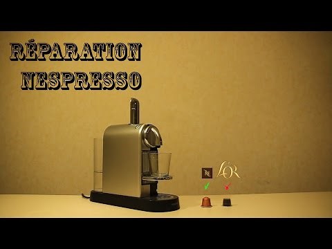 réparation Nespresso :fuite unité de brassage (repair Nespresso) magimix