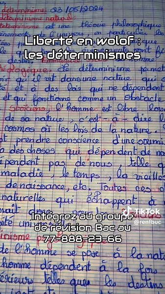 Liberté en Wolof : Comprendre les Déterminismes