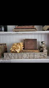 6K views · 104 reactions | Trying out some new stencils today. One of my favorite fonts. I love creating new things from these old weathered boards. 癩 #barndoorprimitives #etsyshop #primitivedecor #antiques #cottagecore #weatheredandworn | Barn Door Primitives | Facebook