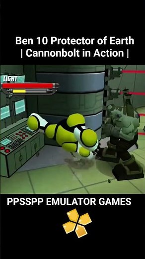 Ben 10 Protector of Earth | Cannonbolt in Action | Ben 10 PSP Gameplay | Best psp games