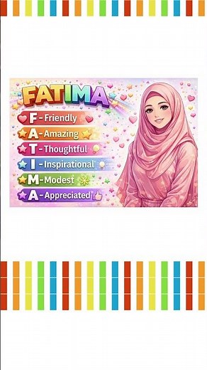 Fatima Name Meaning ❤️ | What the Name Fatima Says About Your Personality