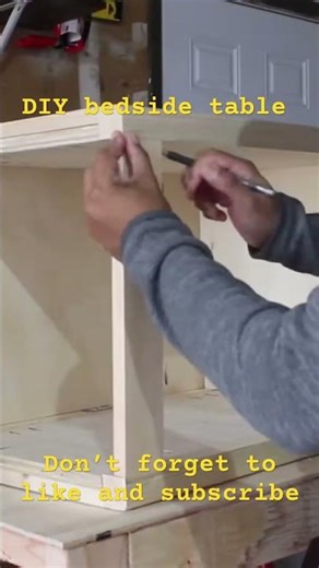 DIY bedside table #woodworking #tools #woodwork #wood #diy
