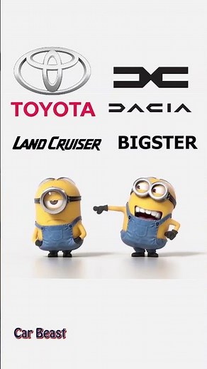 Toyota Land Cruiser V8 vs Dacia Bigster minions style #automobile #toyota #car #suv #luxurycar
