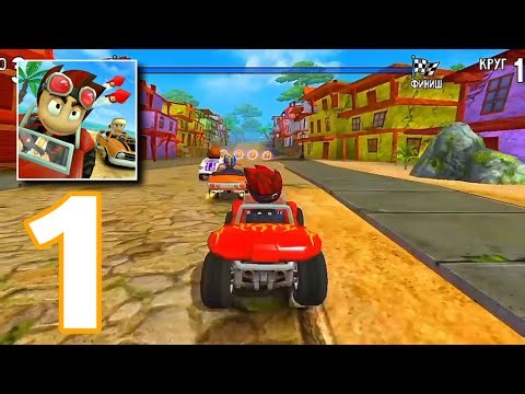 Beach Buggy Racing - Gameplay Walkthrough Part 1 - Easy Street (iOS, Android)
