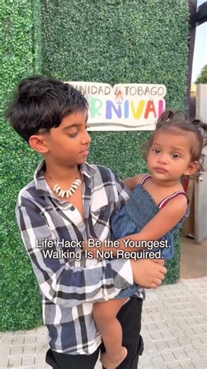 Life Hack: Be the Youngest! 😂🍼 | No Walking Required! ✨