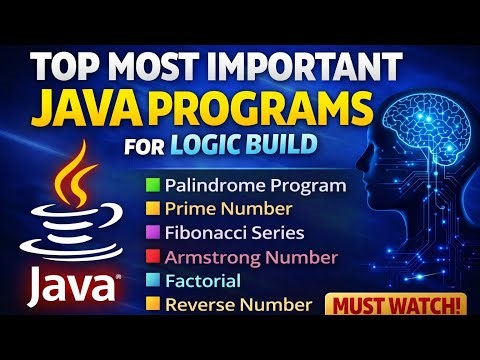 Most important java programs for understand logic | Top java programs | #javaprogramming #coding