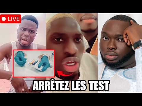Live 🔴 Adamo Boss réagit à l’affaire Pape Cheikh Diallo 😳 Les tests des influenceurs