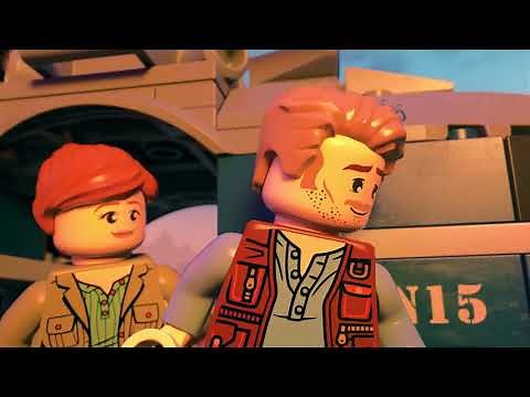 Blue Dinosaur Helicopter Pursuit - LEGO Jurassic World - Rescue Blue