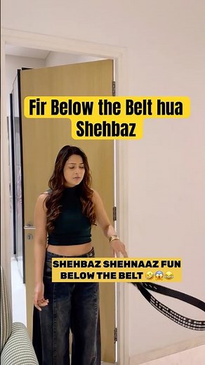 Shehbaz below the belt controversy 😱🤣 #shehnaazgill #shehbazbadesha #bb19 #biggboss #biggboss19