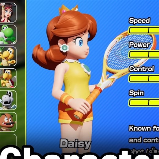 ✿ Jay ✿ on Instagram: "🌼 Some new daisy renders and stuff from the upcoming game Mario Tennis Fever! ………. [] #PrincessDaisy #Daisy #デイジー姫 #DaisyMario #Nintendo []"