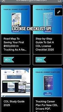 How to pass CDL test study guide covers practice test & more. Linktree 🔗 #cdlschool #classacdl