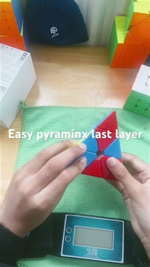 Easy pyraminx last layer case
