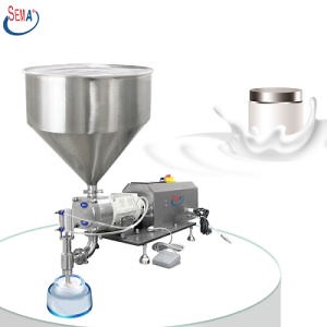 [Hot Item] Semi Automatic Cosmetic Cream Essential Oil Sticky Cream Filling Machine