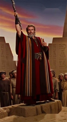 Charlton Heston forgets his line The Ten Commandments Bloopers