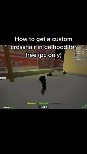 How to Get a Custom Crosshair in Da Hood for Free (PC Only)