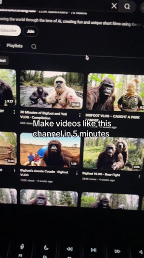 Create Engaging Bigfoot Vlogs in Minutes