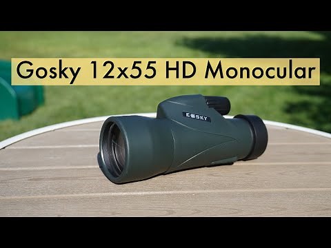 Gosky 12x55 HD Monocular Review