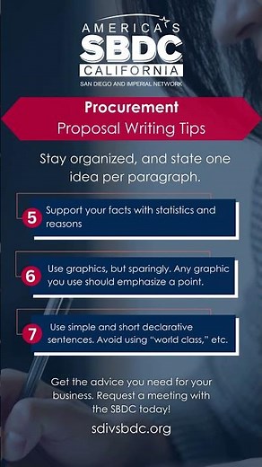 Procurement: Proposal Writing Tips