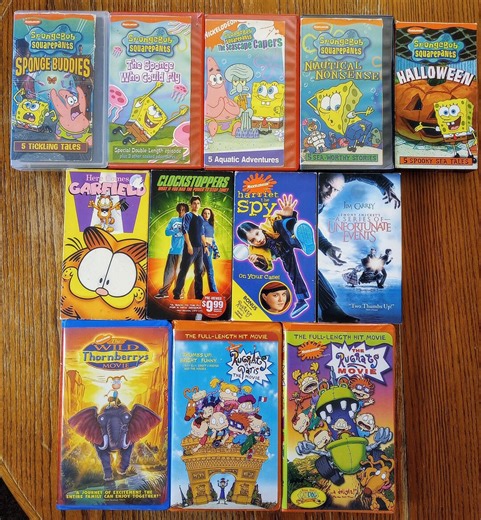 Nickelodeon VHS Lot - 12 Tapes - Etsy