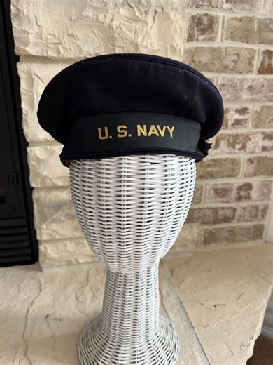 Vintage U.S. Navy Sailor Cap – Wool Dixie Cup Hat, Size 7 1/8 - Etsy