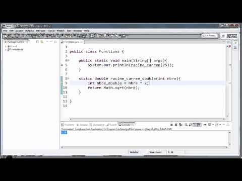 PROGRAMMER EN JAVA (Débutant) - 72 - Portee de variables