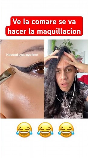 See the comare, the makeup is going to be done 🤣😂