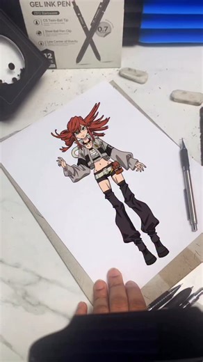 Artextric on Instagram: "🔥 Just finished my traditional drawing of Riyo Reaper from Gachiakuta by Justice! 🖤 Capturing his dark, intense aura with pencil and ink was such a thrill—this one’s for all the anime lovers, fan artists, and Justice fans out there. ✨ Watch the details come alive in my sketch and see the process behind bringing Riyo Reaper to life. 💡 If you love anime art, manga vibes, or dark character designs, this post is for you! #drawing #drawings #drawingoft