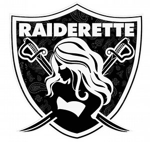 Raiderette Bandana Vinyl Sticker, Female Las Vegas Raider Fan Decal Sticker - Etsy