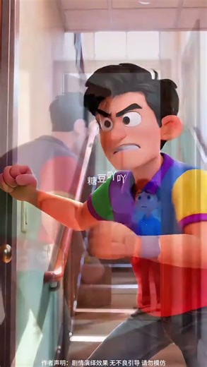 Original video of prawns and crabs falling from the ceiling, children's cartoon, funny animation