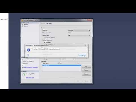 How to backup .bak file in sql server