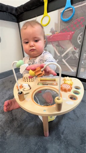 This has been one of Dakotas favorite for the past 6 months! I’m not even kidding! #babytoys #toddlertoys #activitytable #busyboard #toptoys2026
