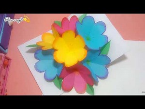 Pop up card tutorial step by step // How to make pop up card // Pop up card ✨