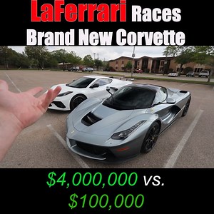 I miss my C8 Corvette but excited for the future. Maybe one of the better days.....lining it up against a Ferrari LaFerrari. | TheStradman