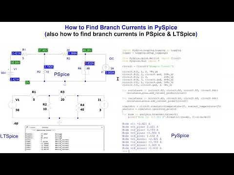 How to Measure Currents in PSpice, LTSpice and PySpice (Python)