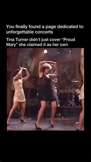 Unforgettable Concerts on Instagram: "🔥 Tina Turner – “Proud Mary” Live When Tina Turner performed “Proud Mary” on stage, she didn’t just sing it — she redefined it. What began as a Creedence Clearwater Revival hit became a full‑blown soul‑rock explosion in Tina’s hands. Her iconic slow‑build intro, followed by the explosive, high‑energy breakdown, turned every performance into a masterclass in power, stamina, and showmanship. Backed by the Ikettes and a roaring band, Tina transformed “Proud Ma