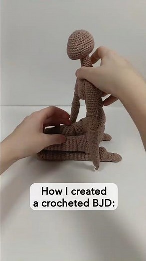 Behind the scenes of the BALL-JOINTED DOLL | CROCHET | #crochet