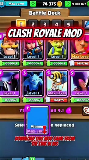 Clash Royale Mod DOWNLOAD HERE: https://playabledownloads.com/1825710 #clashroyale #clashroyalemod