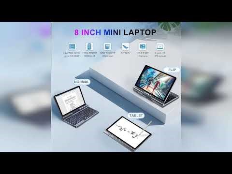 Review: Mini Laptop, Small Laptop Win 11 Pro 8 inch HD Touch Screen N150 2-in-1 Pocket PC 12GB...