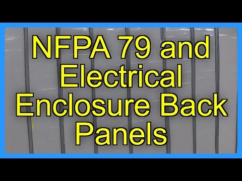 NFPA 79 and Electrical Enclosure Back Panels