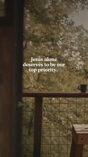 87K views · 6K reactions | When Jesus is first in our life, everything else finds its rightful place. Let's make Him your priority today—He’s worthy of nothing less. | In Touch Ministries | Facebook