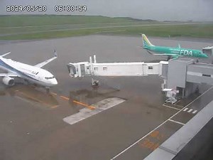 福島空港を眺める：2024年(カメラ1)
