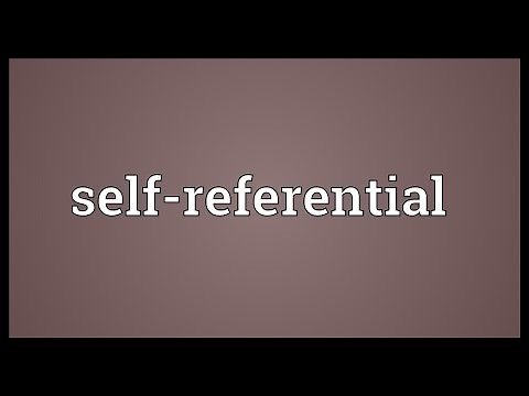 Self-referential Meaning