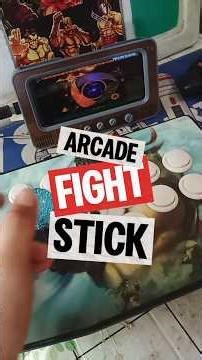 ARCADE FIGHTSTICK CONTROLLER 🕹️ #insertcoingaming #retrogaming #fightstick #arcadestick