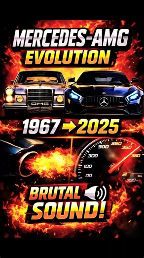 Mercedes-AMG Evolution 🔥 From 1967 to 2025