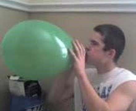 balloon pop in face
