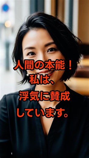 人間の本能！私は、浮気に賛成しています。#衝撃ドーパミン #体験談 #実話 #浮気 #夫婦